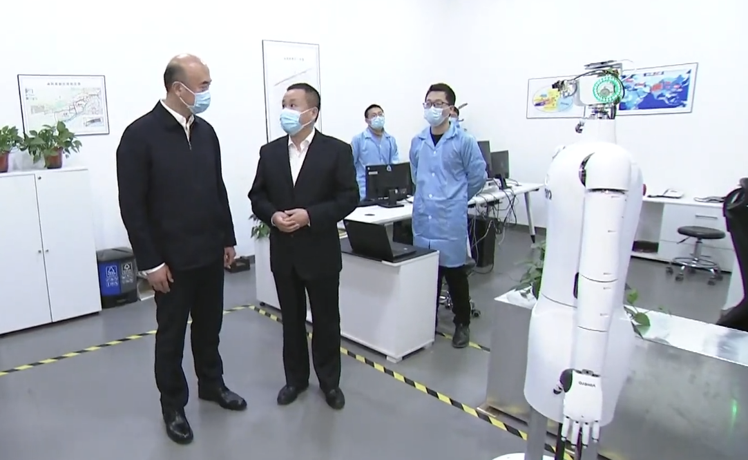省委书记刘国中咸阳调研期间莅临伟景机器人